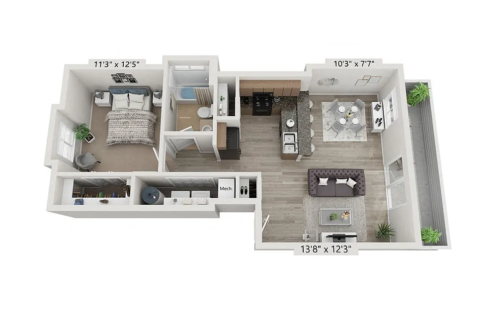 Floor plan A1A