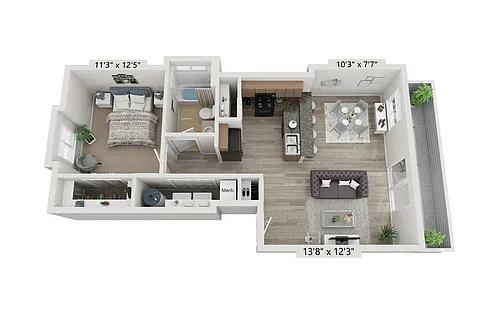 Floor plan A1A