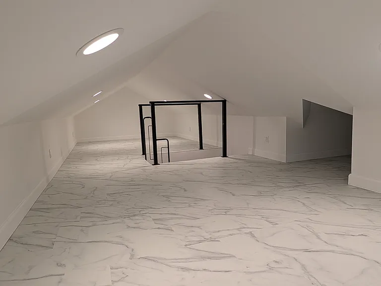 main flex space area. cable railing to be completed