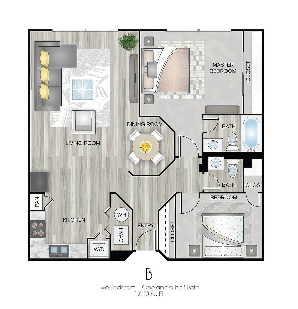 Floor plan B
