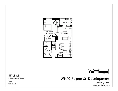 Floor plan Style A1