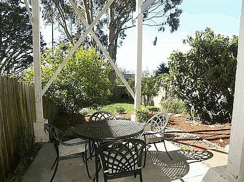 Large backyard