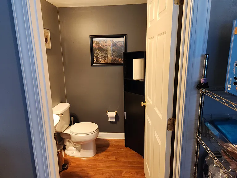 First floor half bath