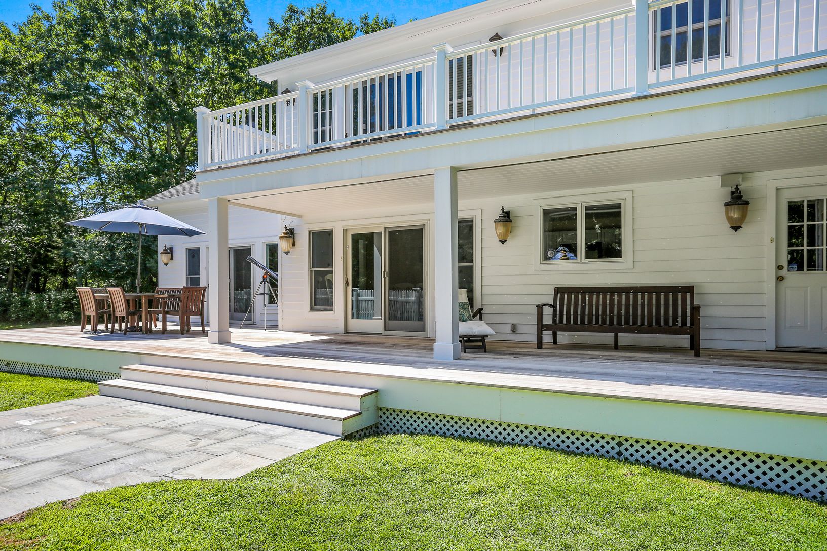  Mahogany Decking - Up, Down, and to the Side.