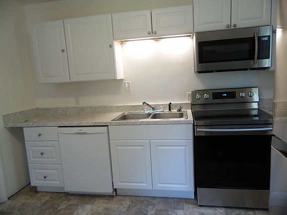 dishwasher and range