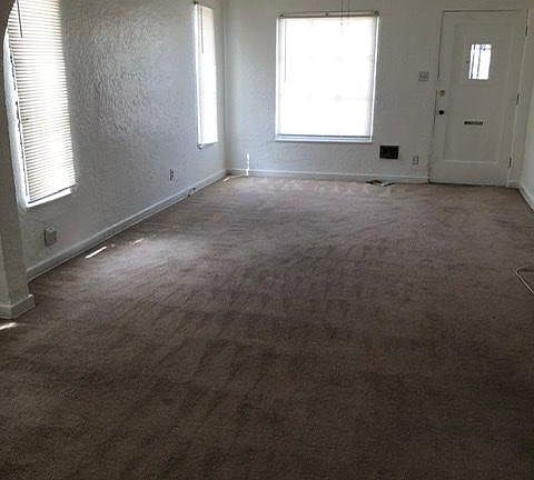 Living and dining room area