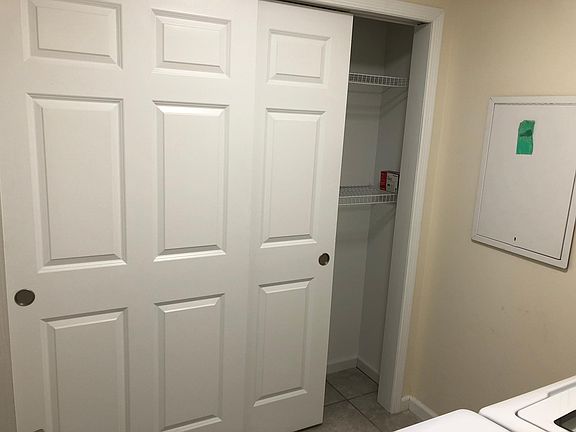 Laundry Room with Closet for Storage 