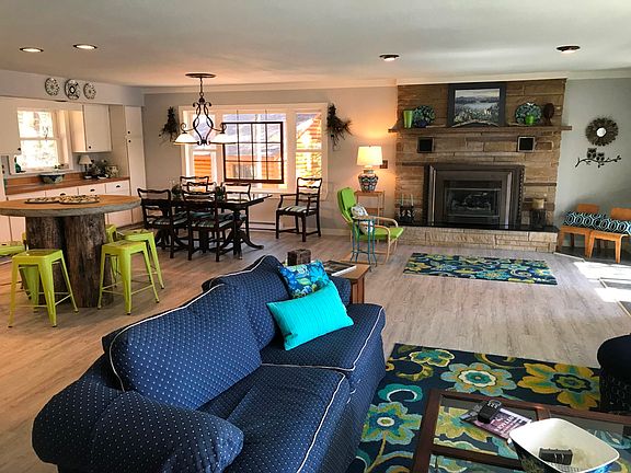 Open Kitchen, dining, and Living room