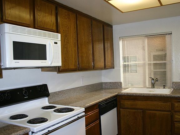 Remodeled granite kitchen counter tops