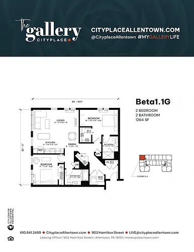 Floor plan Beta1.1G
