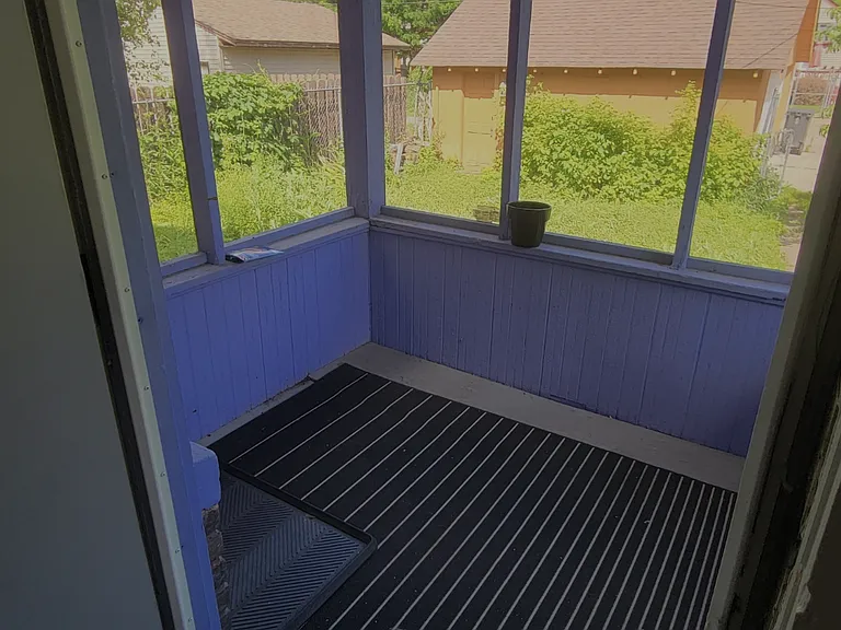 Screened in back porch