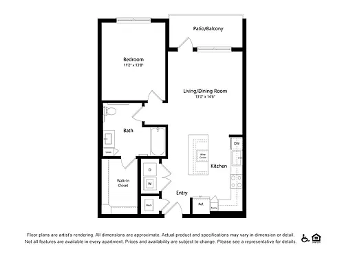 Floor plan A2-ANSI A