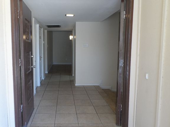 Tile floors throughout