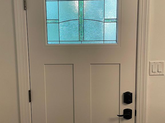 New Front Door for Natural Light in Family Room