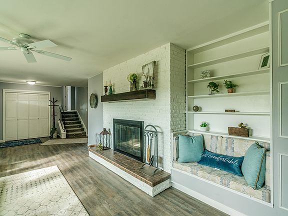 One of Two Fireplaces!