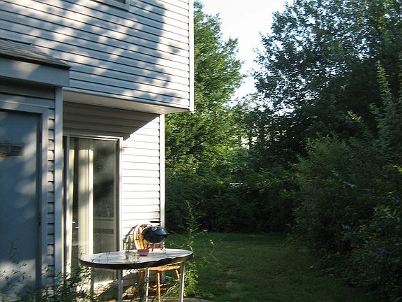 Patio with deck/brook in back