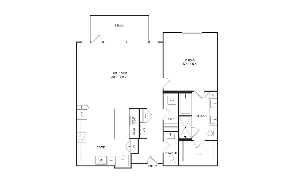 Floor plan 1Da