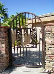 Gated courtyard
