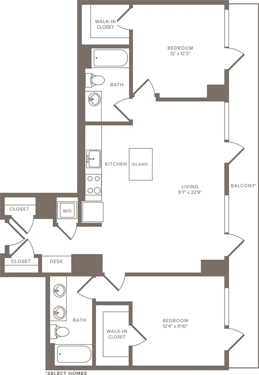 Floor plan B10h -2x2