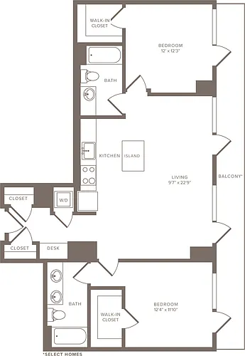 Floor plan B10h -2x2