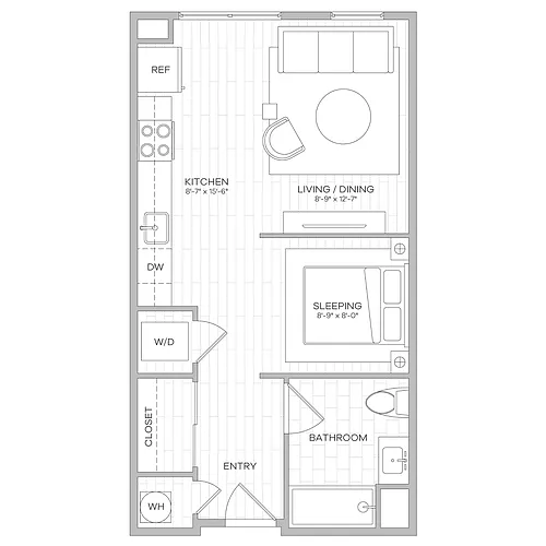 Floor plan Studio