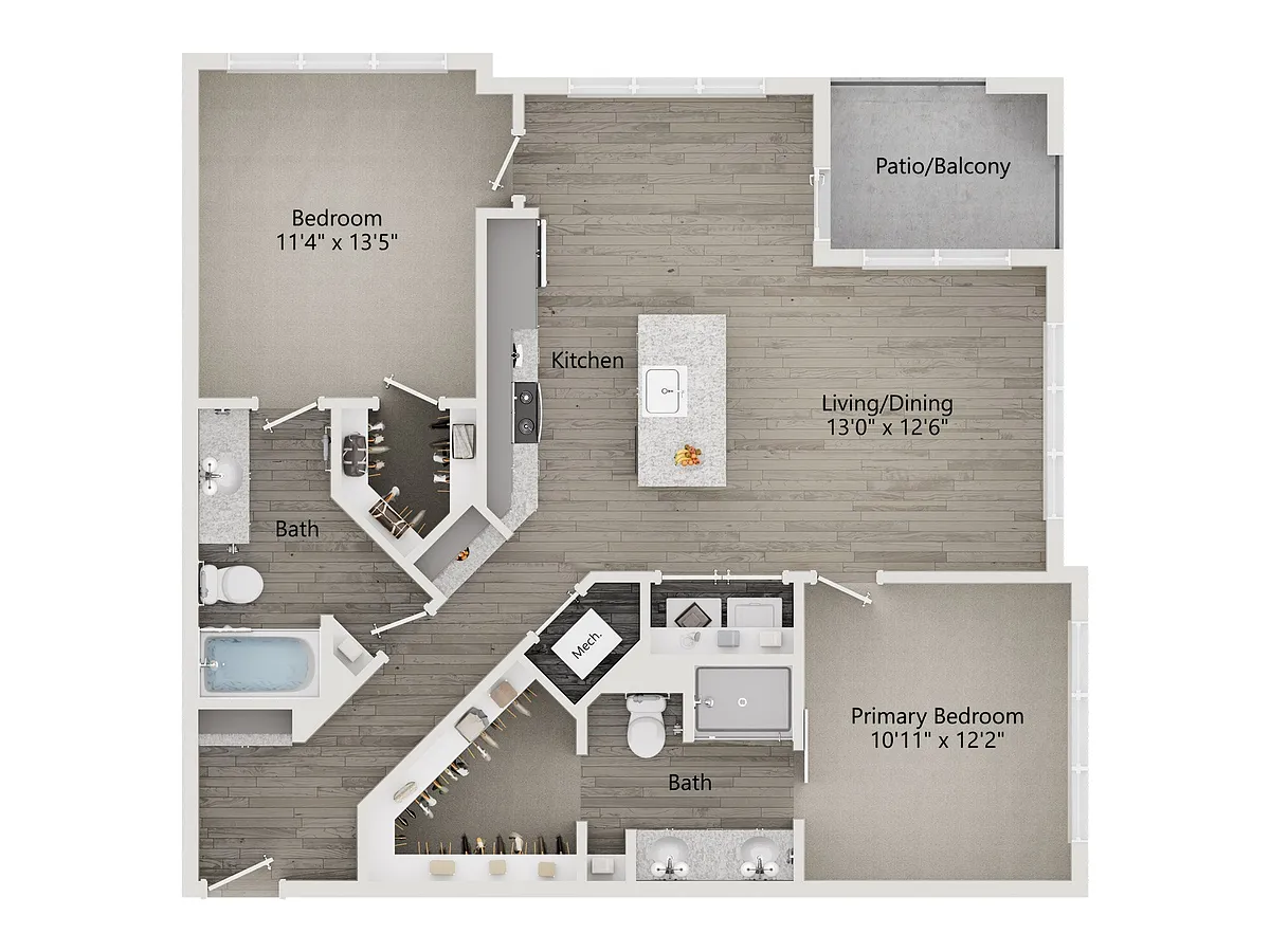 Floor plan B2
