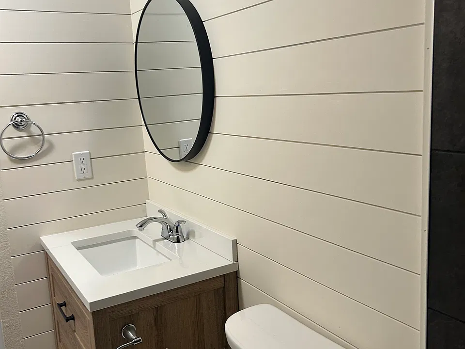 All new bath fixtures