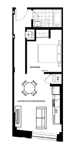 Floor plan 1-A