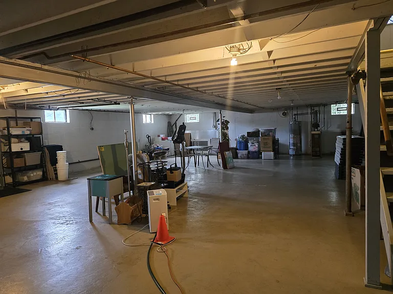 Full basement with laundry hook ups