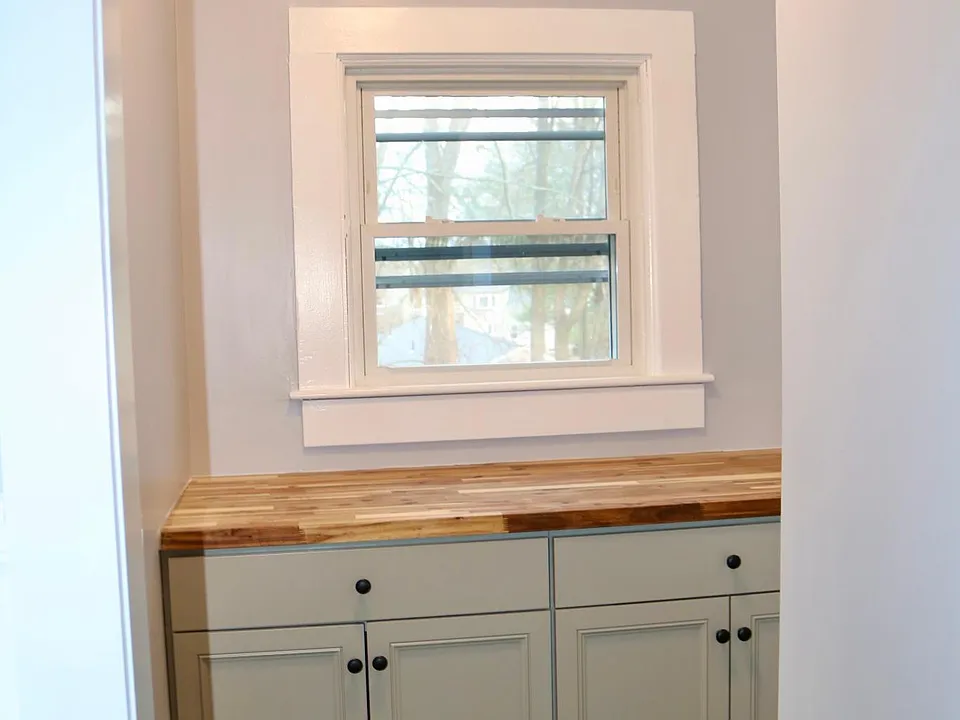Walk-In pantry off of the kitchen