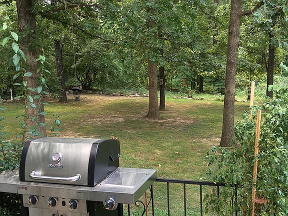 Left side of back porch