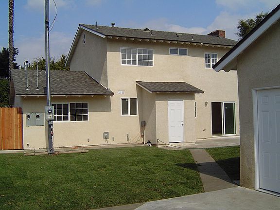 Backyard area