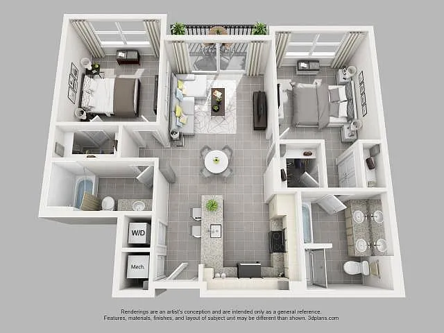 Floor plan B2A- MONTENEGRO