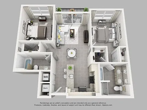 Floor plan B2A- MONTENEGRO