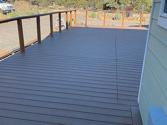 Master to front edge of deck