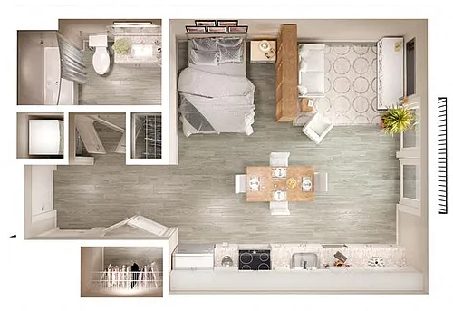 Floor plan S1 Balcony