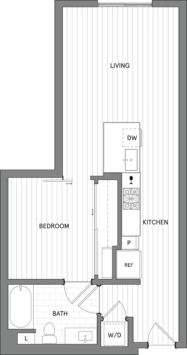 Floor plan 1B.A