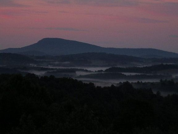 Buffalo Mountain viewed from back porch
