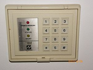 Internal wired alarm system