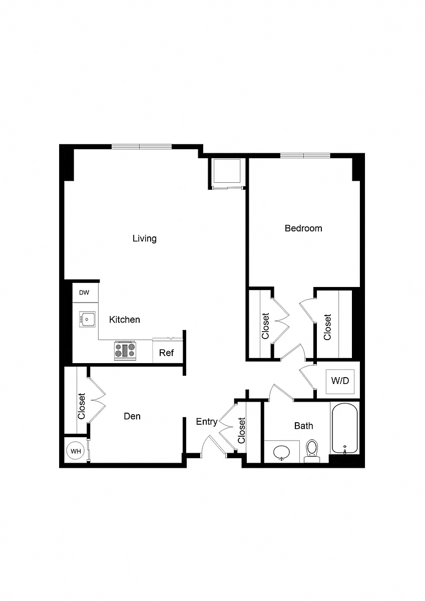 Floor plan Den AD02B
