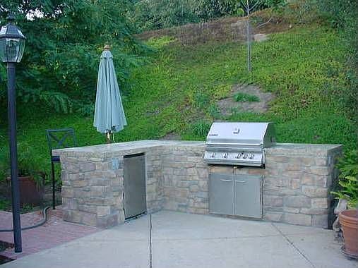 Built-in BBQ