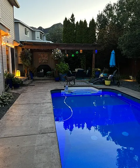 A look at the pool from the opposite end.