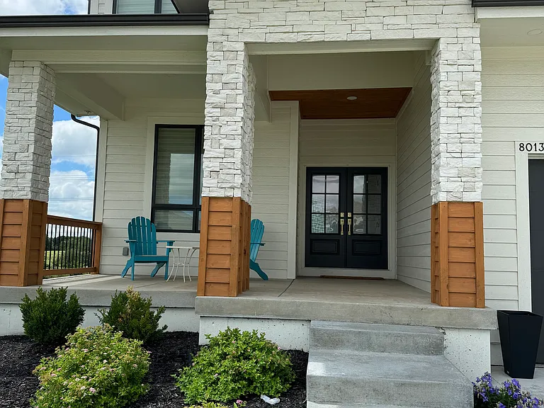 Front covered porch