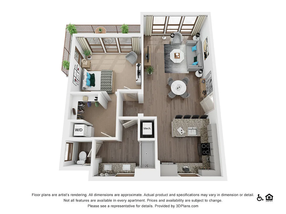 Floor plan A1E