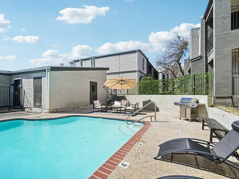 Dive into luxury living at The Riley Apartments. Enjoy our stunning pool area, perfect for relaxation and social gatherings. With modern amenities and a vibrant community, your ideal home awaits. Schedule a tour today and find your perfect fit!