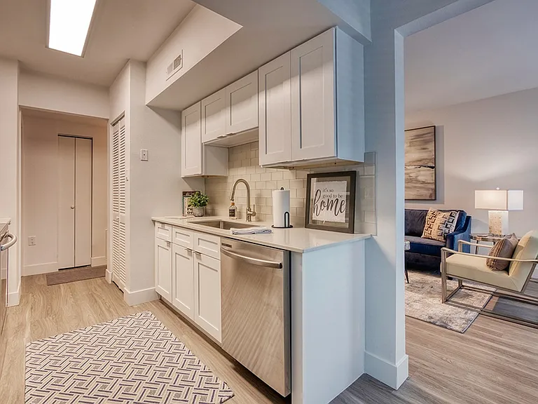 Model apartment kitchen