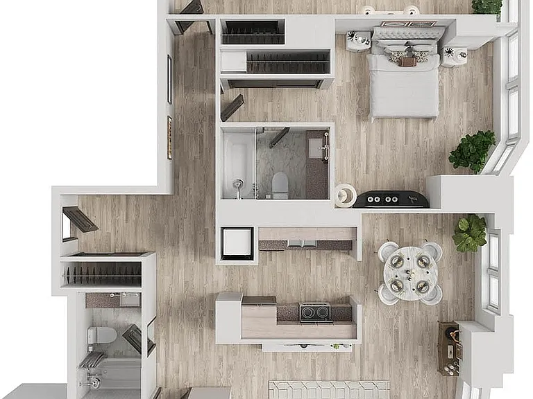 D | 3-Bedroom Floorplan D | 3-Bedroom Floorplan