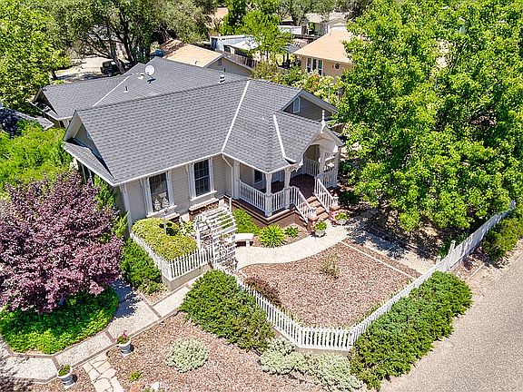 Aerial view of the main house
