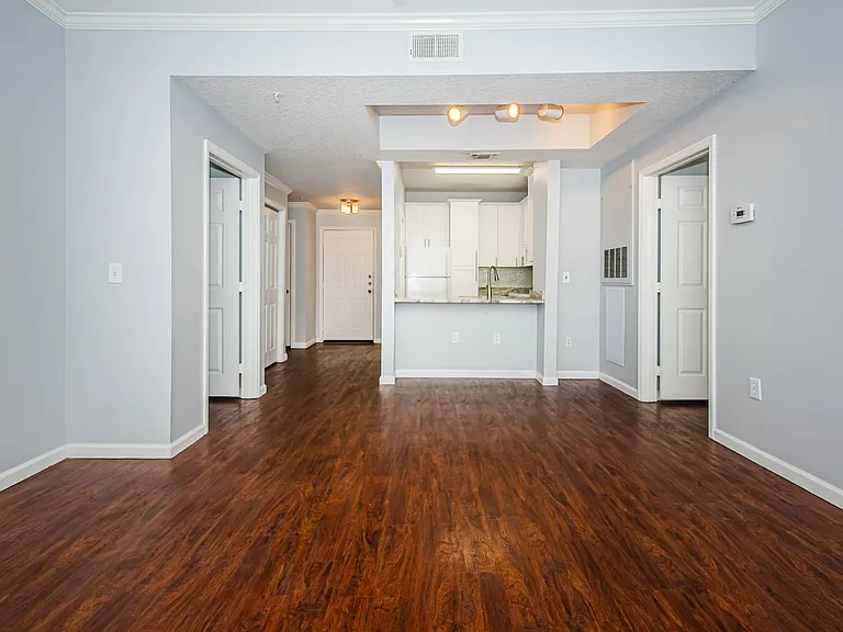 living room towards kitchen