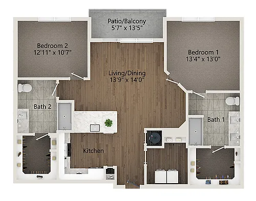 Floor plan B3-HC